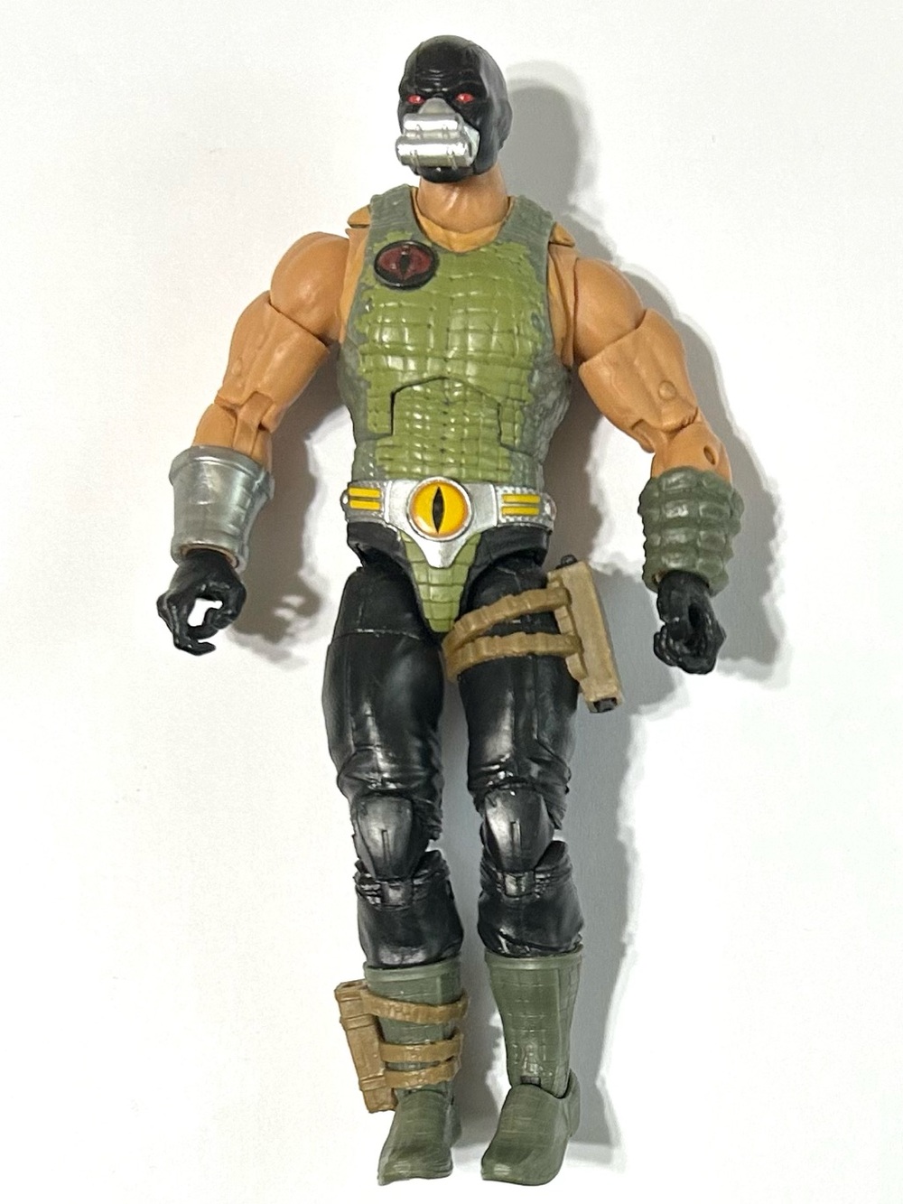 G.I Joe Croc Master Cobra Reptile Trainer Classified Series Articulated Figure
